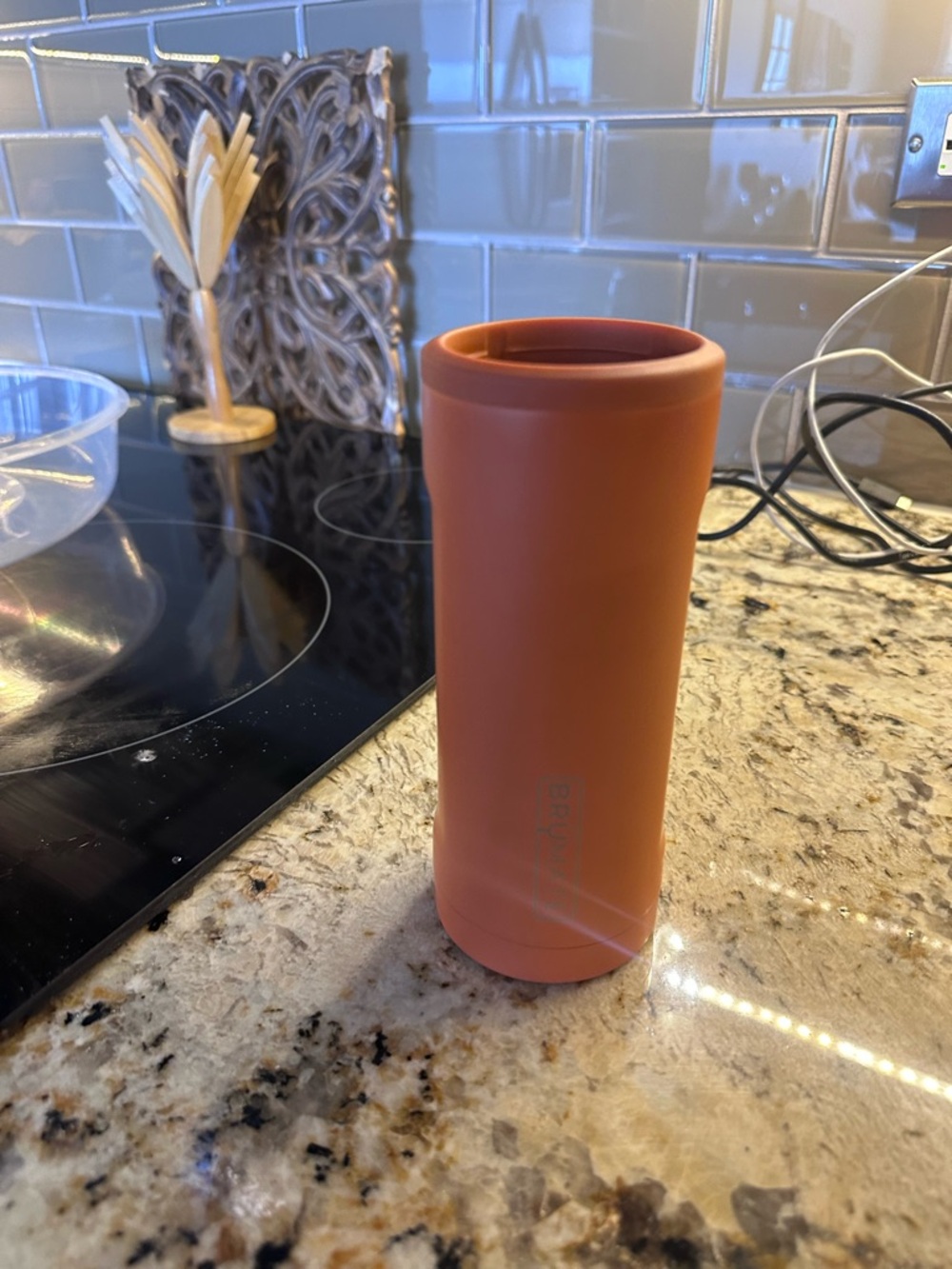 Insulated Travel Tumbler - Rust Orange - Unbranded
